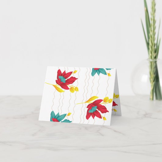 感謝の気持ちを高めモダンる サンキューカード (正面)