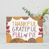 感謝の気持ちパイに満ちた幸せな感謝祭|過去記事 シーズンカード (スタンド正面)