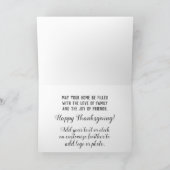 感謝の気持ち与えに感謝していは カード (内部)