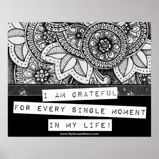 感謝の気持ち啓蒙ありがとう ポスター (正面)