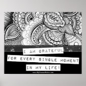 感謝の気持ち啓蒙ありがとう ポスター (正面)