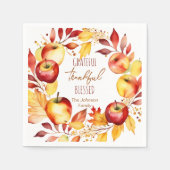 感謝の気持ち賛美に感謝する食器 スタンダードカクテルナプキン (正面)