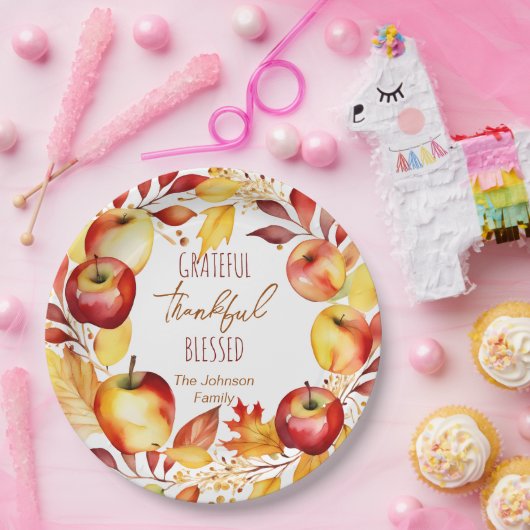 感謝の気持ち賛美に感謝する食器 ペーパープレート (パーティー)