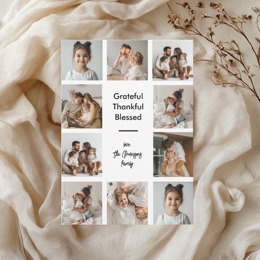 感謝の気持ち賛美に満ちた写真 招待状