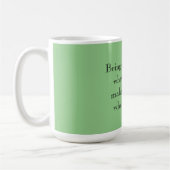 感謝の気持ち2 - mug コーヒーマグカップ (左)