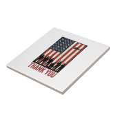 感謝の気持ち アメリカ国旗 Tシャツ デザイン_1 タイル (側面)