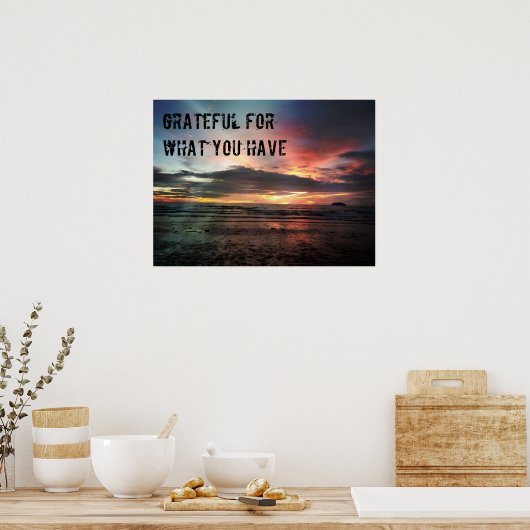 感謝の気持ち ポスター (キッチン)