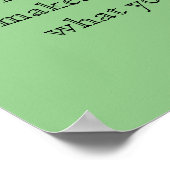 感謝の気持ち – ポスター (角)