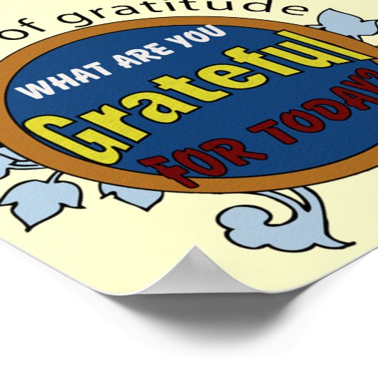 感謝の気持ち ポスター (角)