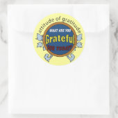 感謝の気持ち ラウンドシール (バッグ)