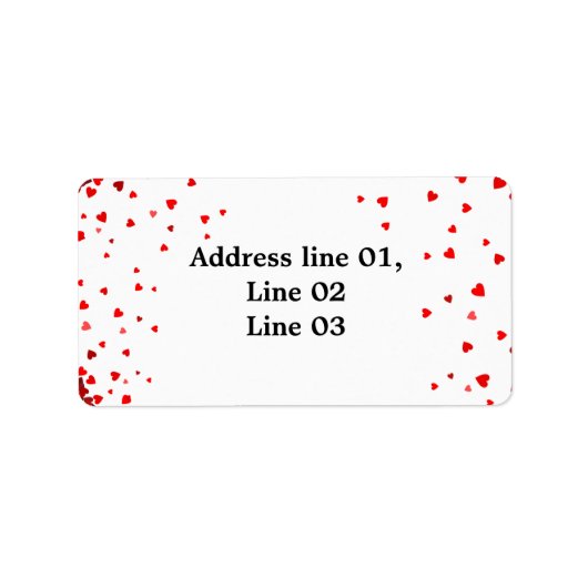 感謝の気持ち ラベル (正面)