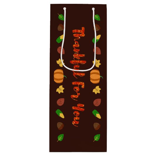 感謝の気持ち ワインギフトバッグ (正面)