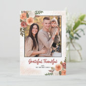 感謝の気持賛美ち2枚の感謝祭 シーズンカード (スタンド正面)