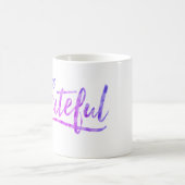 感謝の水色 コーヒーマグカップ (中央)