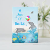 感謝の海イルカバレーボールオーシャン サンキューカード (スタンド正面)