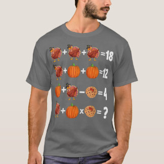 感謝の演算順序クイズ数学 Tシャツ