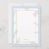 感謝の牧師カード 招待状 (裏面)