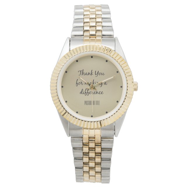 感謝の牧師 腕時計 (正面)