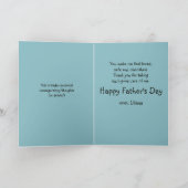 感謝の狐親子ハグ月森林愛 カード (内部)