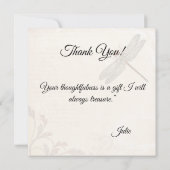 感謝の猫カード カード (裏面)