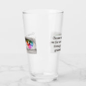 **感謝の目**美 タンブラーグラス (左)