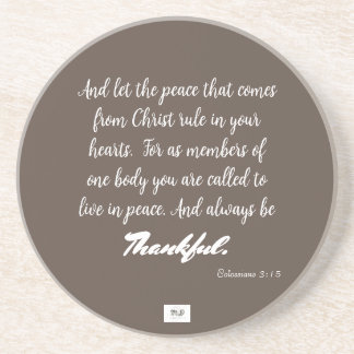 感謝の砂岩コースター コースター