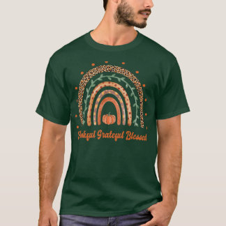 感謝の祝福の秋のボホレインボー Tシャツ