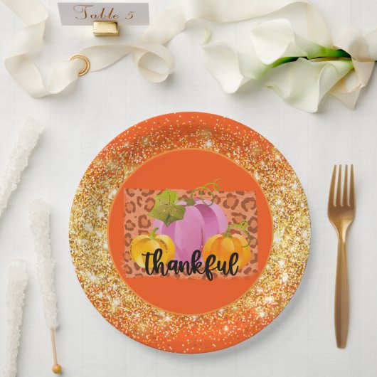 感謝の秋のカスタマイズ色 ペーパープレート (ウェディング)