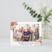 感謝の秋のフローラ写真感謝祭 シーズンポストカード (スタンド正面)