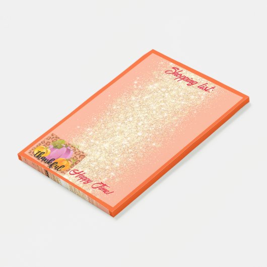 感謝の秋カスタマイズの文字と色 ポストイット (アングル)