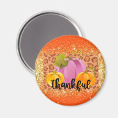 感謝の秋カスタマイズの文字と色 マグネット (正面/裏面)