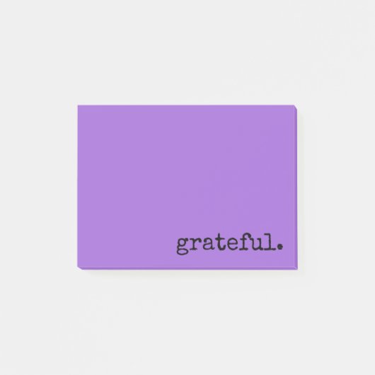 感謝の紫 ポストイット (正面)