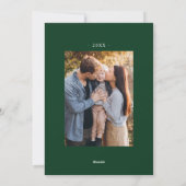 感謝の緑2写真感謝祭 シーズンカード (裏面)