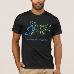 感謝の翼に乗って飛ぶ – 移植者 Tシャツ
