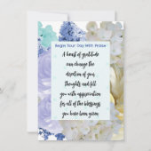 感謝の聖書聖句の瞑想カード 招待状 (正面)