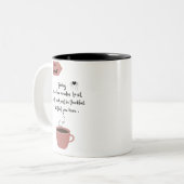 感謝の肯定と感謝引用文 ツートーンマグカップ (正面左)