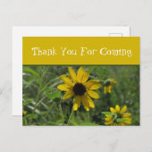 感謝の花の写真 花のゲストへの感謝 ポストカード (正面/裏面)