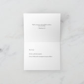 感謝の花パーソナライズされた々 サンキューカード (内部)