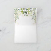 感謝の花園 折り紙のありがとうカード サンキューカード (内部)