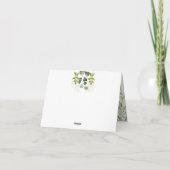 感謝の花園 折り紙のありがとうカード サンキューカード (裏面)