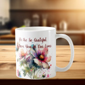 感謝の花束デザイン コーヒーマグカップ