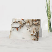 感謝の花空白の サンキューカード (裏面)