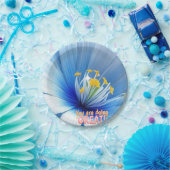 感謝の花紙プレート ペーパープレート (パーティー)