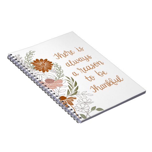 感謝の花離れと花 ノートブック (右側)