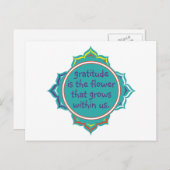 感謝の花 ポストカード (正面/裏面)