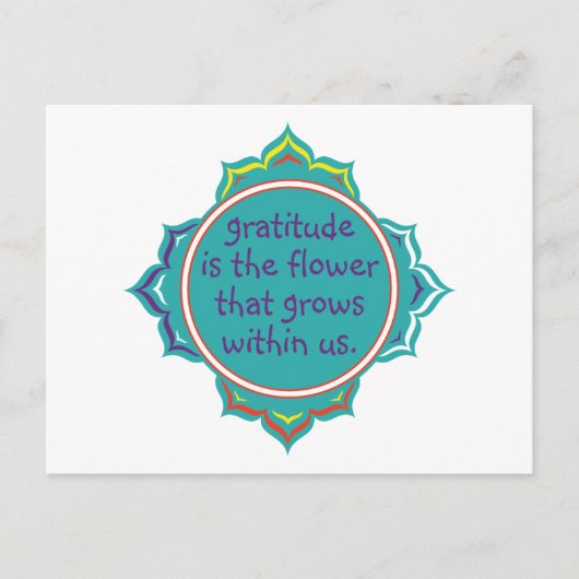 感謝の花 ポストカード (正面)