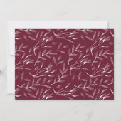 感謝の葉 |感謝祭のフォトカード シーズンカード (裏面)