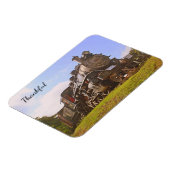 感謝の蒸気列車 マグネット (左側)