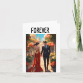 「感謝の言葉すべての言葉：心からお礼を申し上げる」 サンキューカード (正面)