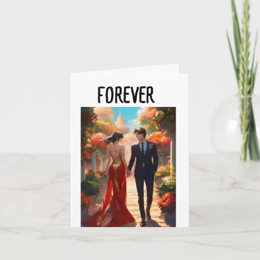 「感謝の言葉すべての言葉:心からお礼を申し上げる」 サンキューカード (正面)